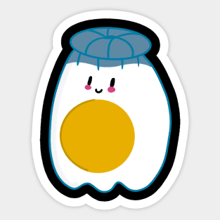 Little Ghost Egg Sticker